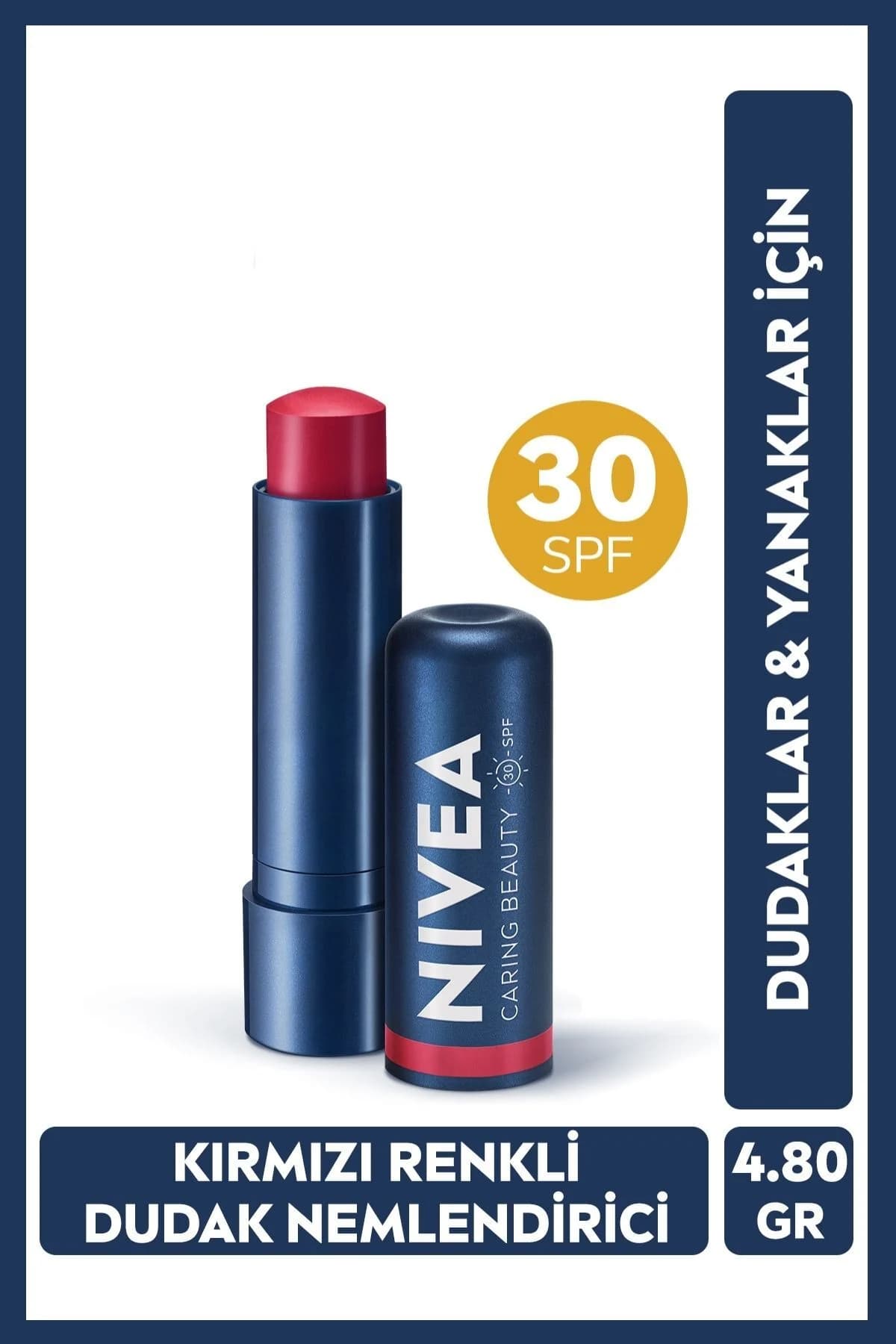 Nivea Lip Cheek Caring Red