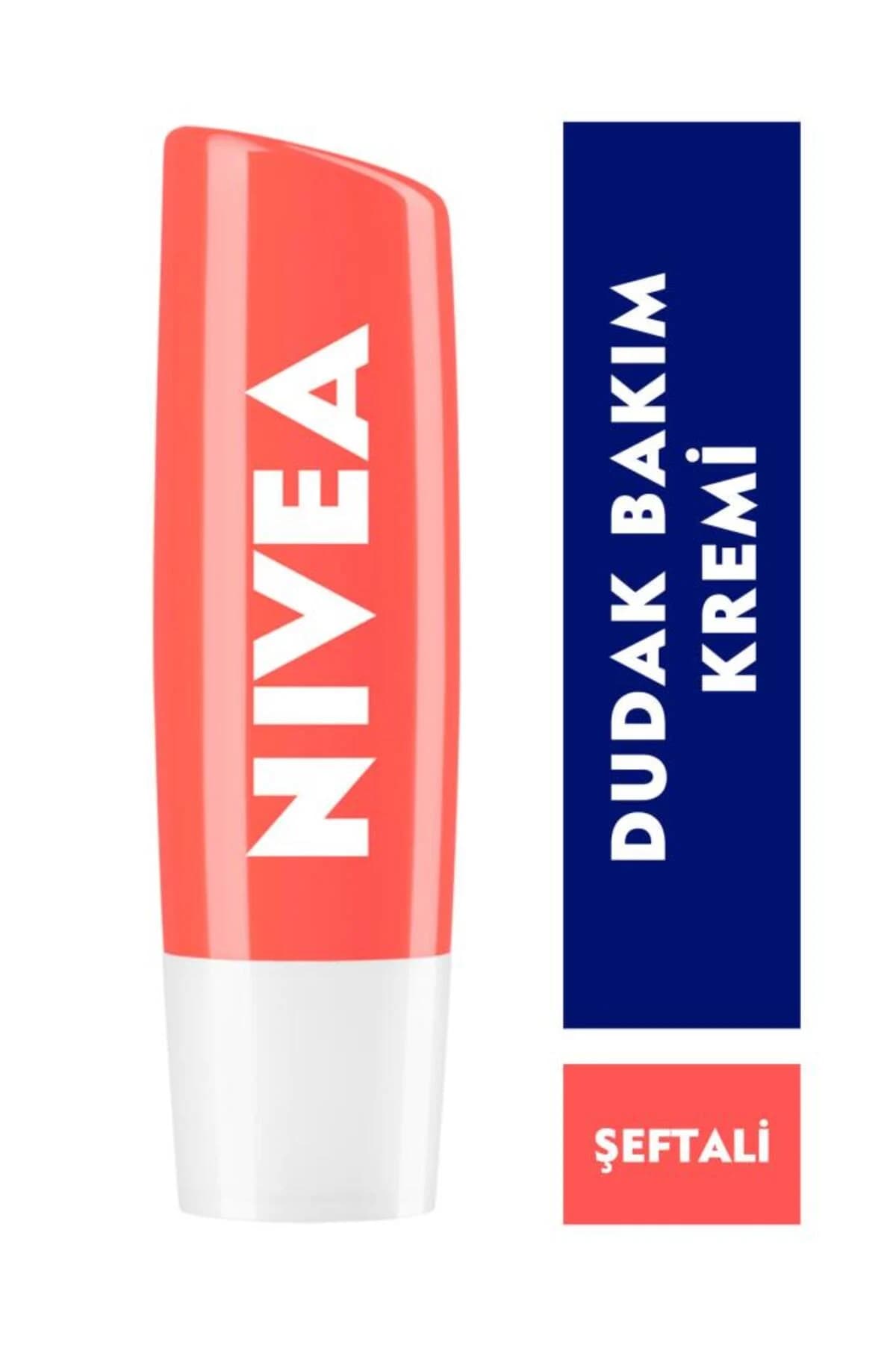 Nivea Bakım Yapan Dudak Bakım Kremi Peach Shine 4,8 gr