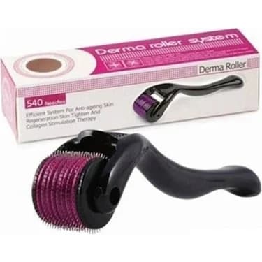 Titanyum Uçlu 540 Iğneli Derma Roller 0.5 Mm Iğne M 0009 Saç Kaş Serum Kullanımına Uygun