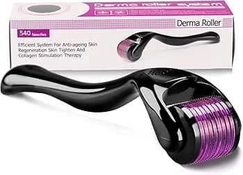 Titanyum 540 Iğneli 1mm Derma Roller Saç Cilt Ve Çatlak Temizleyici