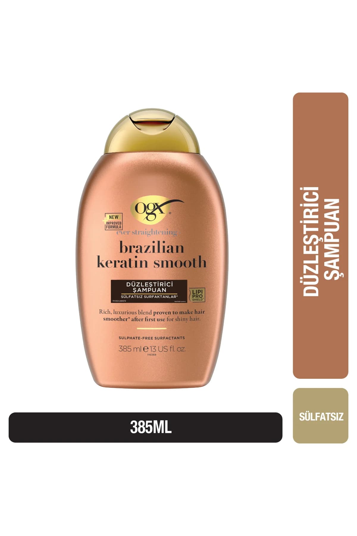 OGX Şampuan Düzleştirici Brazilian Keratin Smooth 385 ml