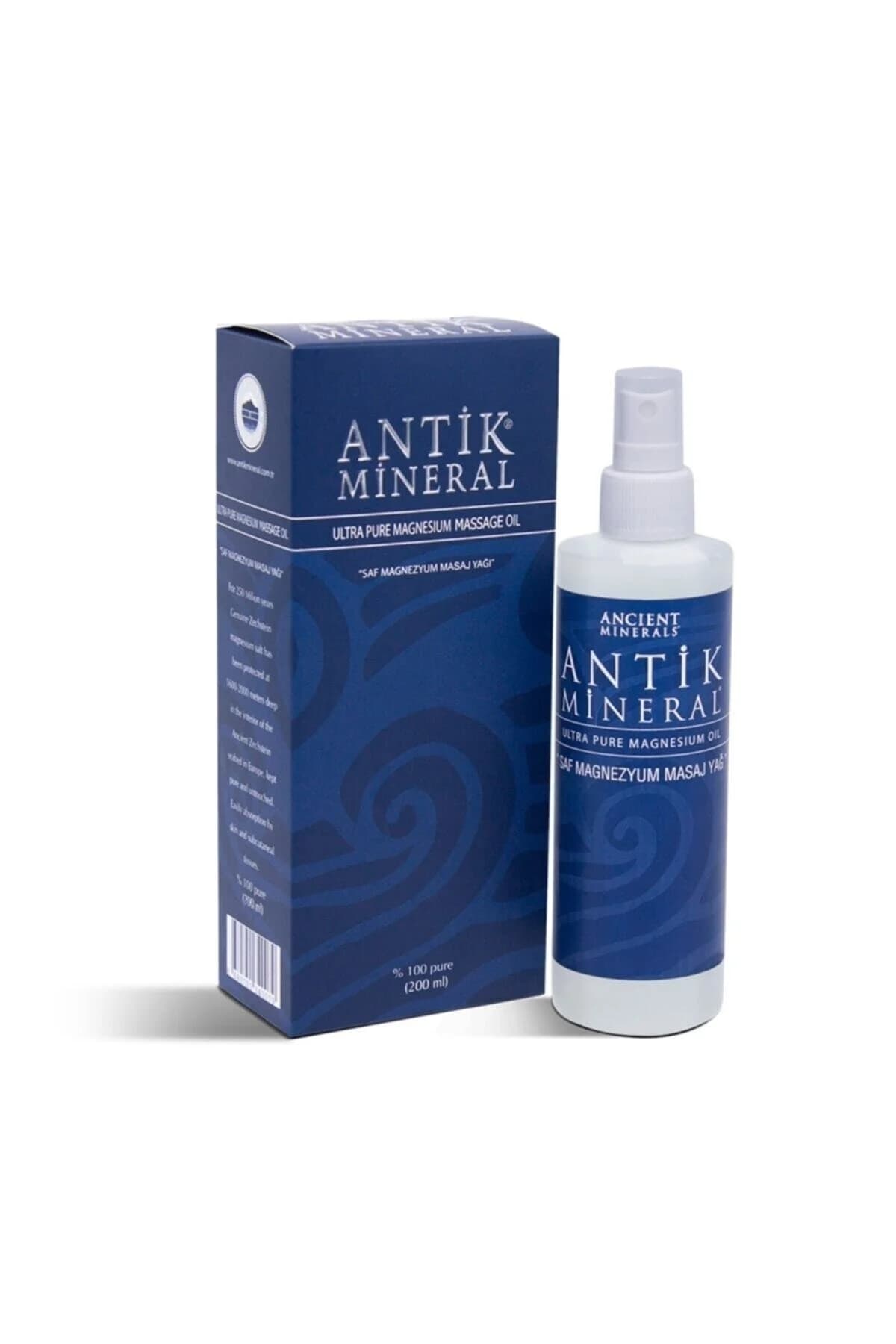 Antik Mineral Saf Magnezyum Masaj Yağı 200 ml