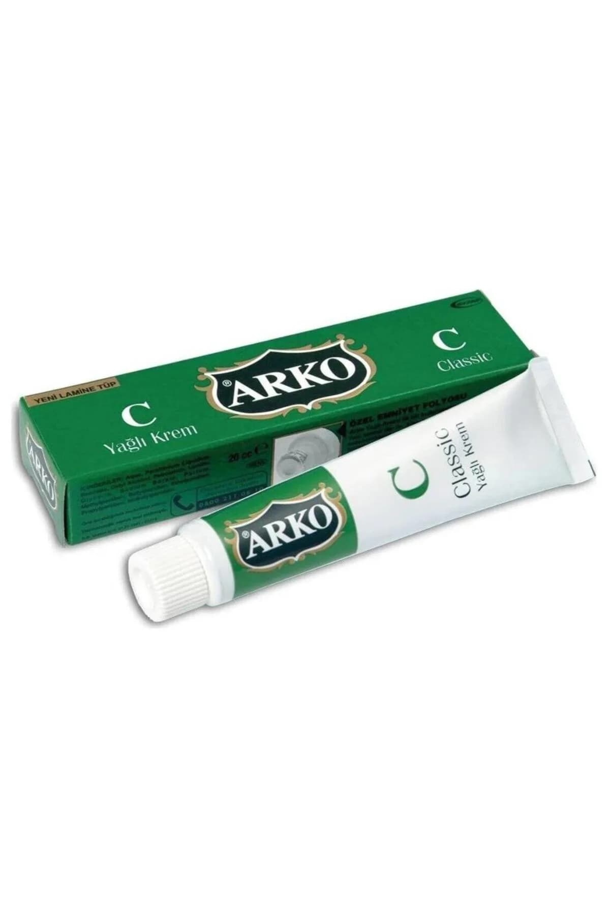 Arko Classic Yağlı Tüp Krem 20 ml