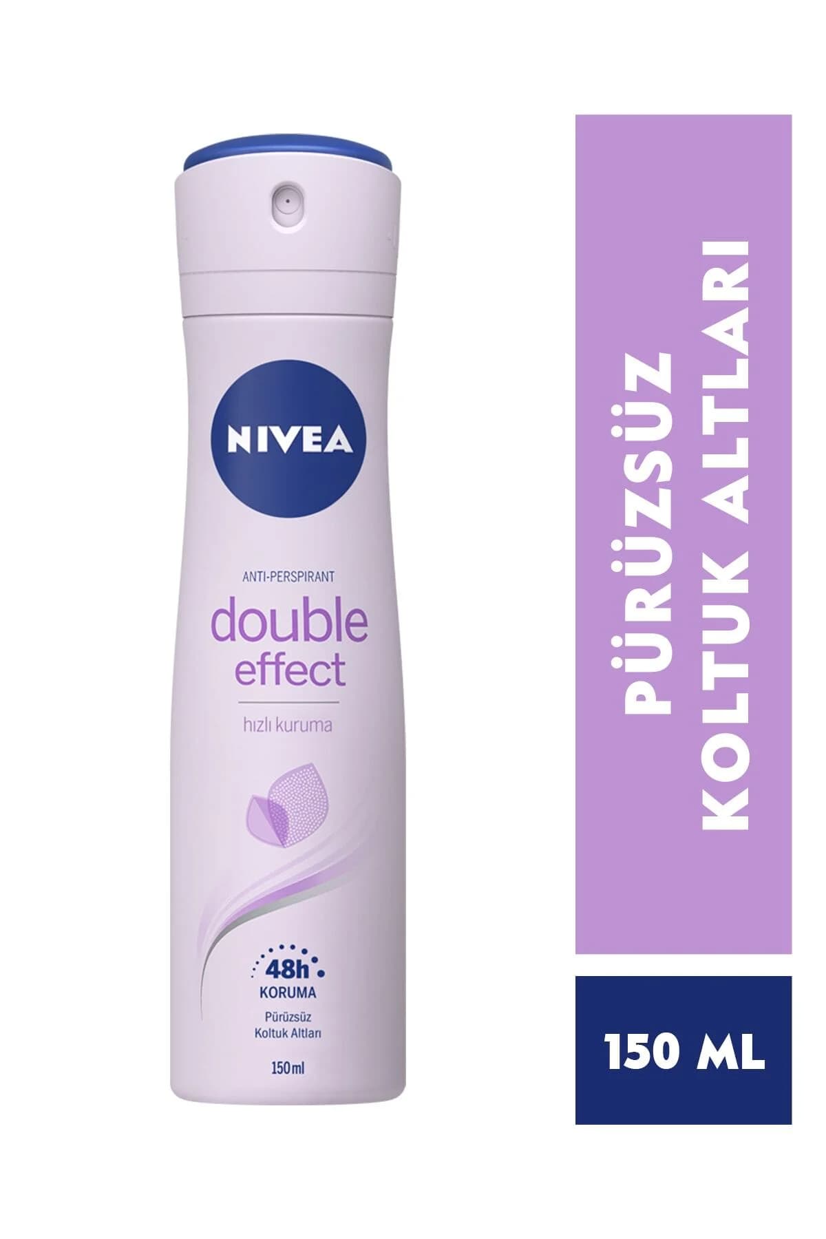 Nivea Double Effect Mor Düşler Deodorant 150 ml - Görsel 1